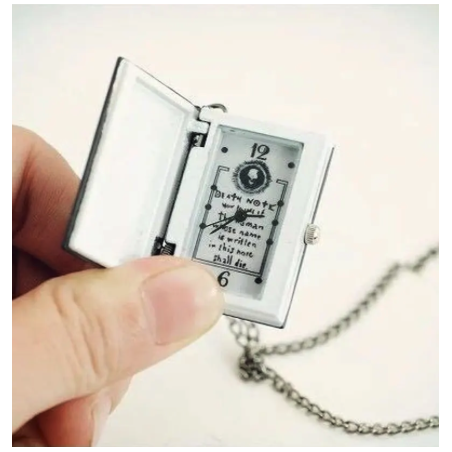 COLLANA OROLOGIO DEATH NOTE DIARIO