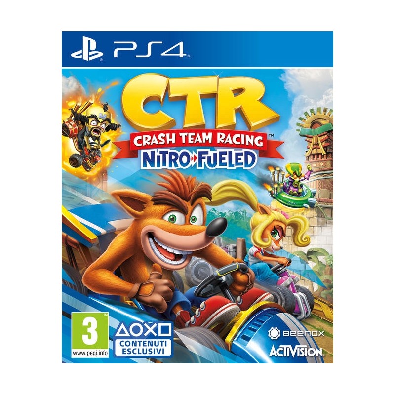 CTR CRASH TEAM RACING NITRO FUELED PER PS4 NUOVO