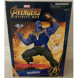 MARVEL MOVIE MILESTONES AVENGERS INFINITY - THANOS POLYSTONE STATUE DA 51 CM