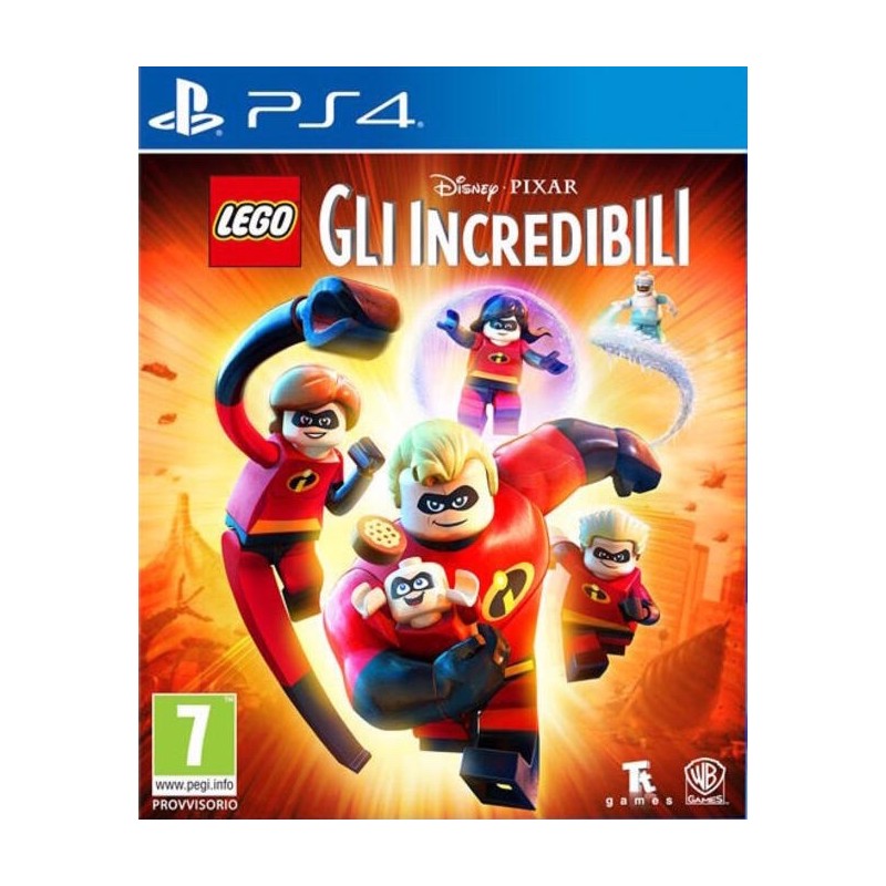 LEGO GLI INCREDIBILI PER PS4 NUOVO