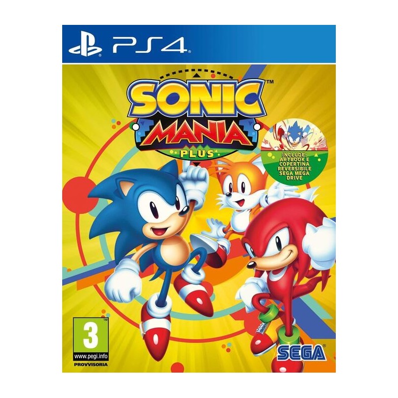 SONIC MANIA PLUS PER PS4 NUOVO