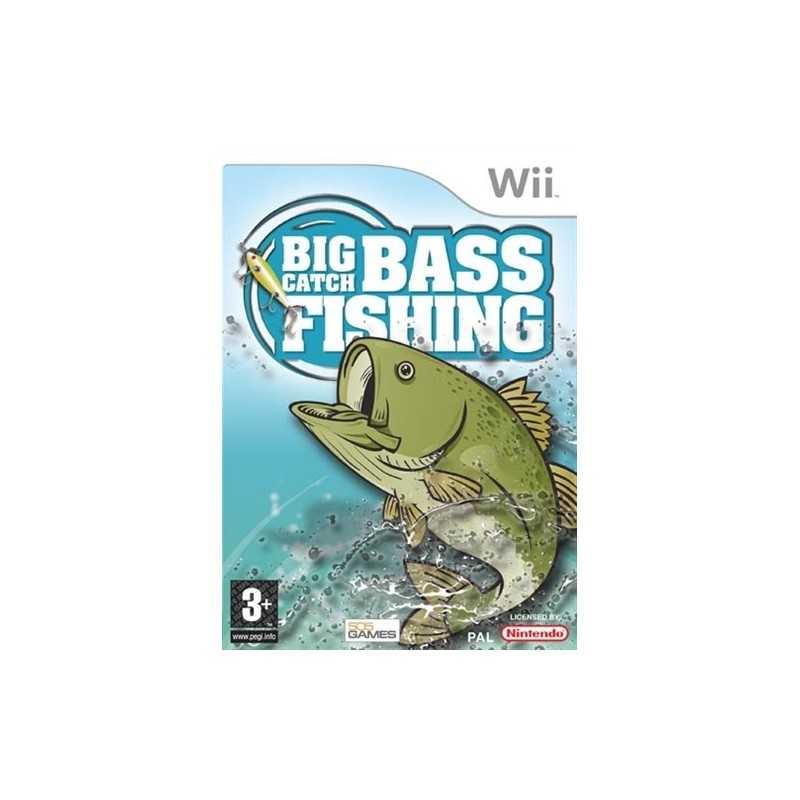 BIG CATCH BASS FISHING PER NINTENDO WII NUOVO