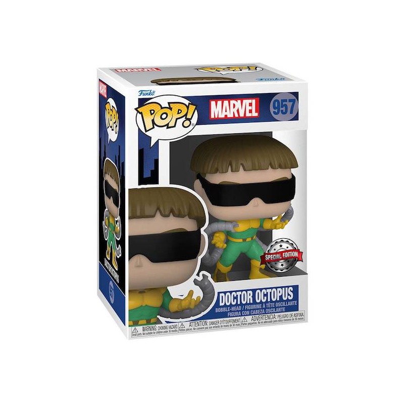 MARVEL ANIMATED SPIDERMAN POP! VINYL FIGURE DOCTOR OCTOPUS FUNKO POP 957 DA 9 CM SPECIAL EDITION