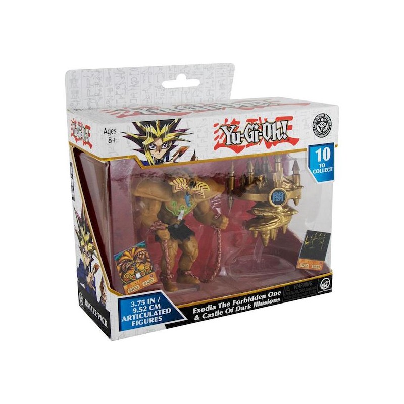 YU-GI-OH ACTION FIGURES EXODIA THE FORBIDDEN ONE&CASTLE OF DARK ILLUSIONS