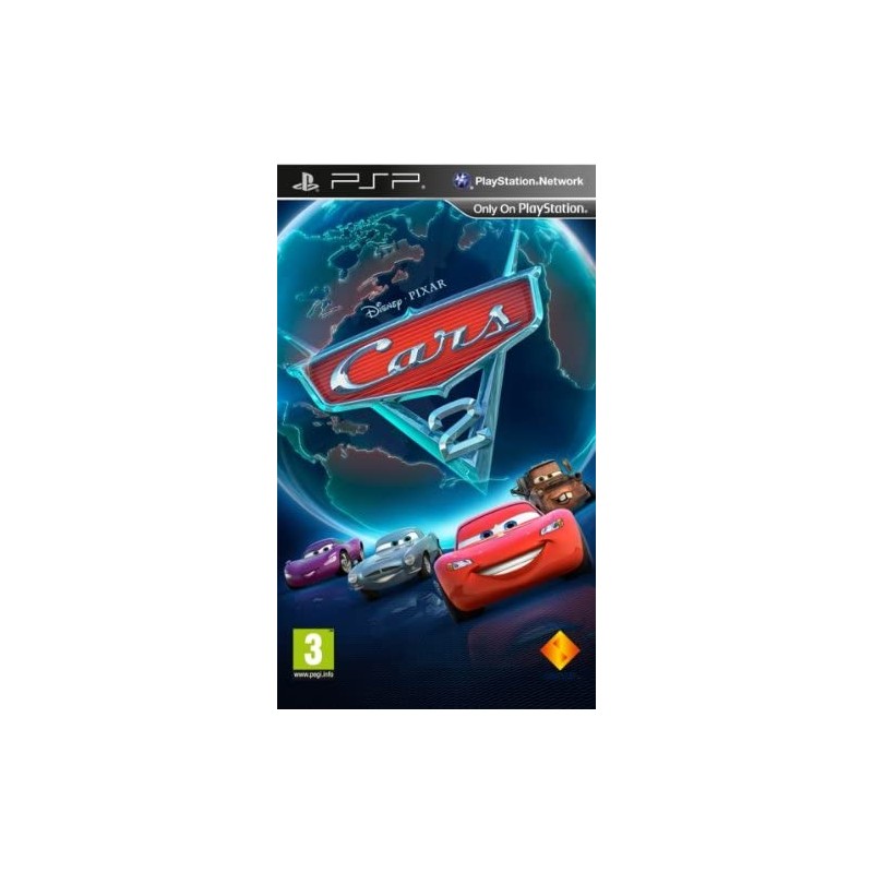 DISNEY PIXAR CARS 2 PER PSP USATO