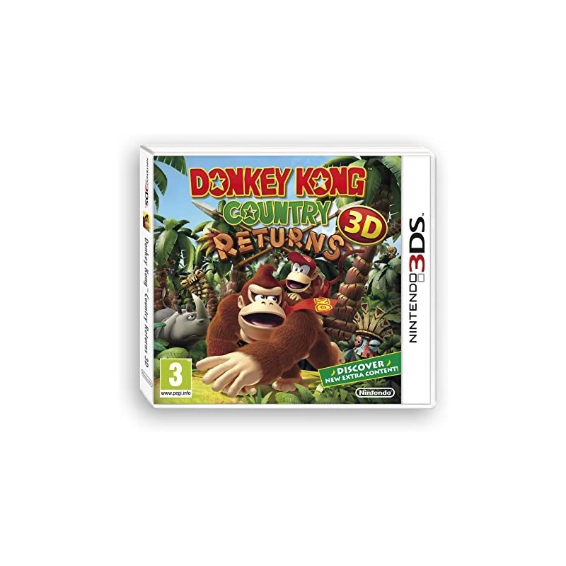 DONKEY KONG COUNTRY RETURNS 3D PER NINTENDO 3DS USATO