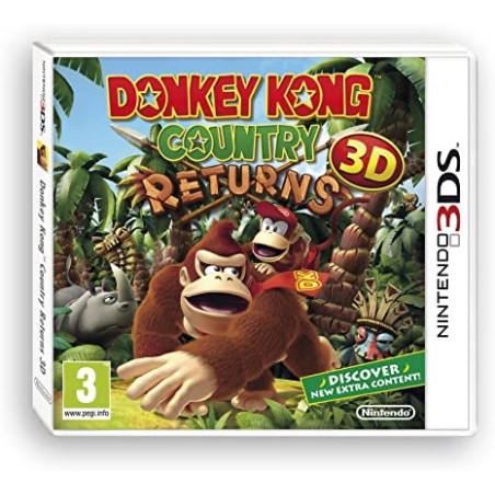 DONKEY KONG COUNTRY RETURNS 3D PER NINTENDO 3DS USATO