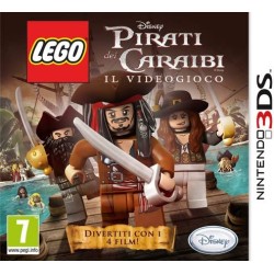 LEGO PIRATI DEI CARAIBI IL VIDEOGIOCO PER NINTENDO 3DS USATO COPERTINA STAMPATA