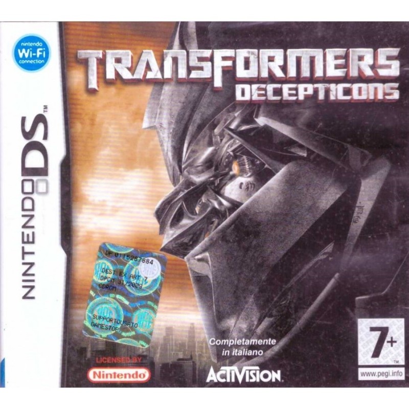 TRANSFORMERS DECEPTICONS PER NINTENDO DS USATO