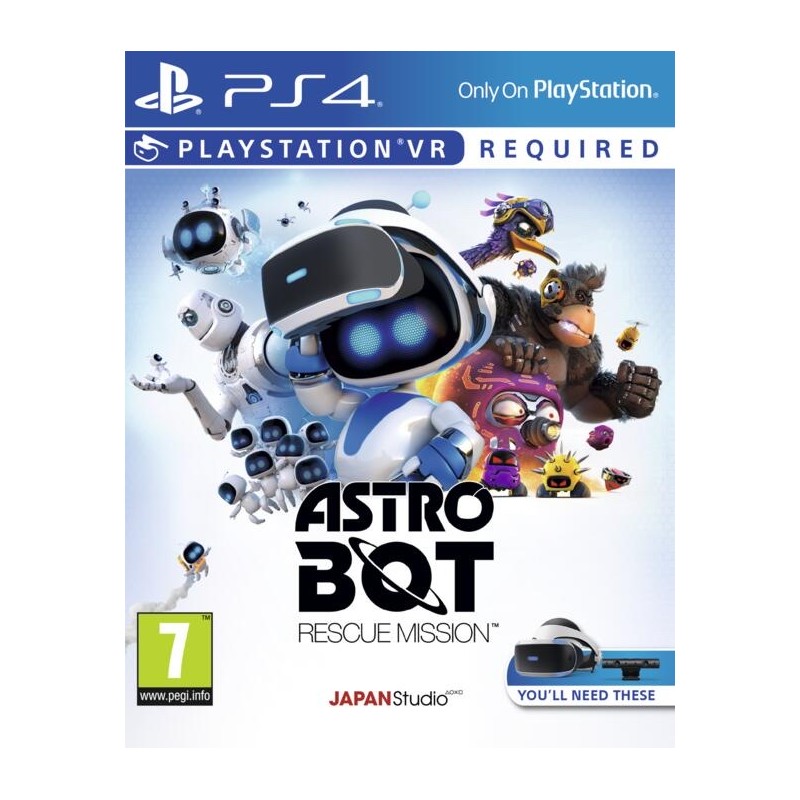 ASTRO BOT RESCUE MISSION PLAYSTATION VR RICHIESTO PER PS4 USATO