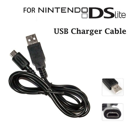 CAVO DI RICARICA USB PER CONSOLE NINTENDO DS LITE