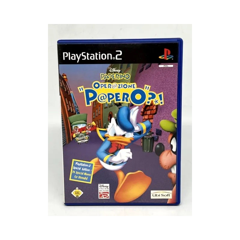 DISNEY PAPERINO OPERATION PAPERO PER PS2 USATO