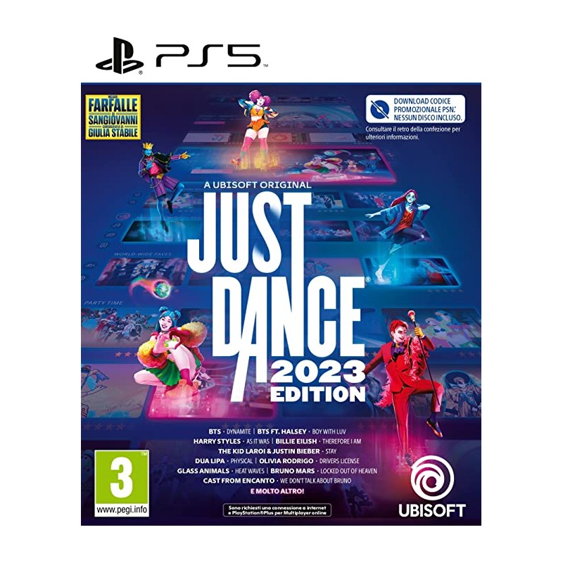 JUST DANCE 2023 DIGITAL EDITION - RICHIEDE DOWNLOAD TRAMITE INTERNET PER PS5 NUOVO