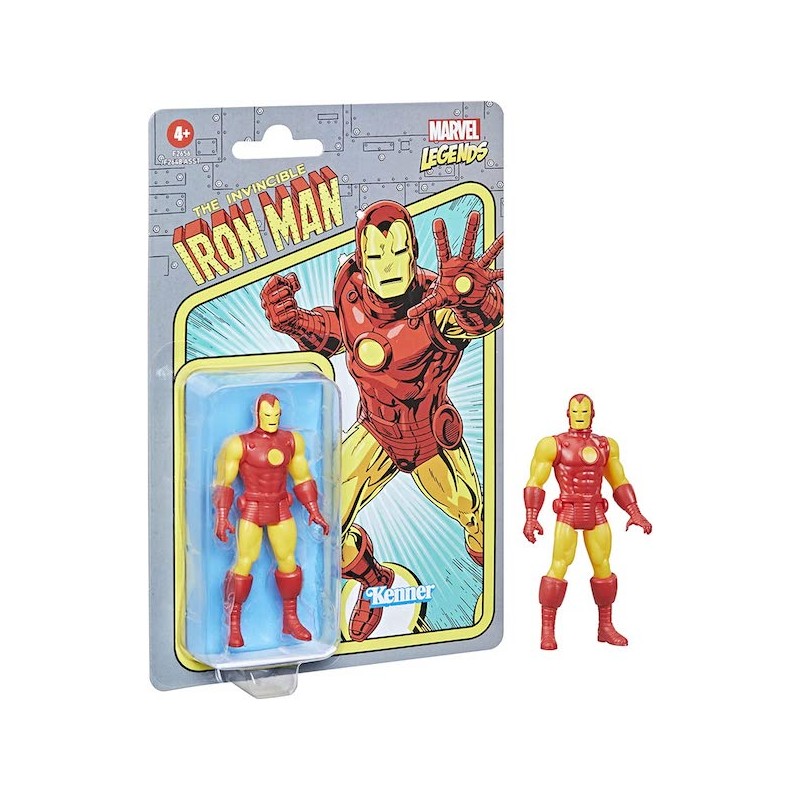 IRON MAN THE INVINCIBLE MARVEL LEGENDS HASBRO 10 CM FIGURE