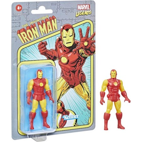 IRON MAN THE INVINCIBLE MARVEL LEGENDS HASBRO 10 CM FIGURE