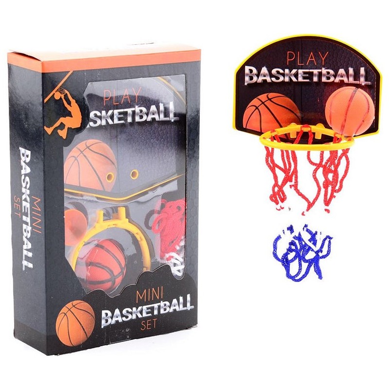 MINI SET CANESTRO DI BASKET + PALLINA DI BASKET