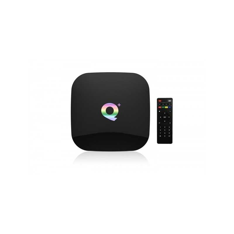 BOX ANDROID TV Q-PLUS PER VISIONE FINO A 8K CPU 4CORE RAM 4GB+64GB MEMORIA