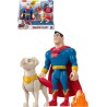 DC COMICS DC LEAGUE OF SUPER-PETS SUPERMAN E KRIPTO TOYS DA 15 CM