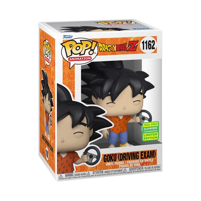 GOKU DRIVING EXAM FUNKO 2022 SUMMER CONVENTION LIMITED EDITION DRAGON BALL Z FUNKO POP 1162