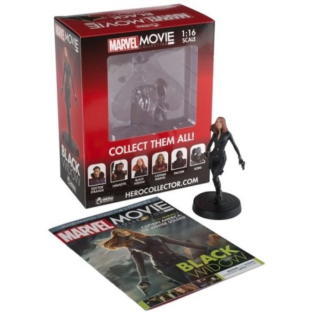 BLACK WIDOW MARVEL MOVIE COLLECTION FIGURE IN RESINA MARVEL IN SCALA 1:16