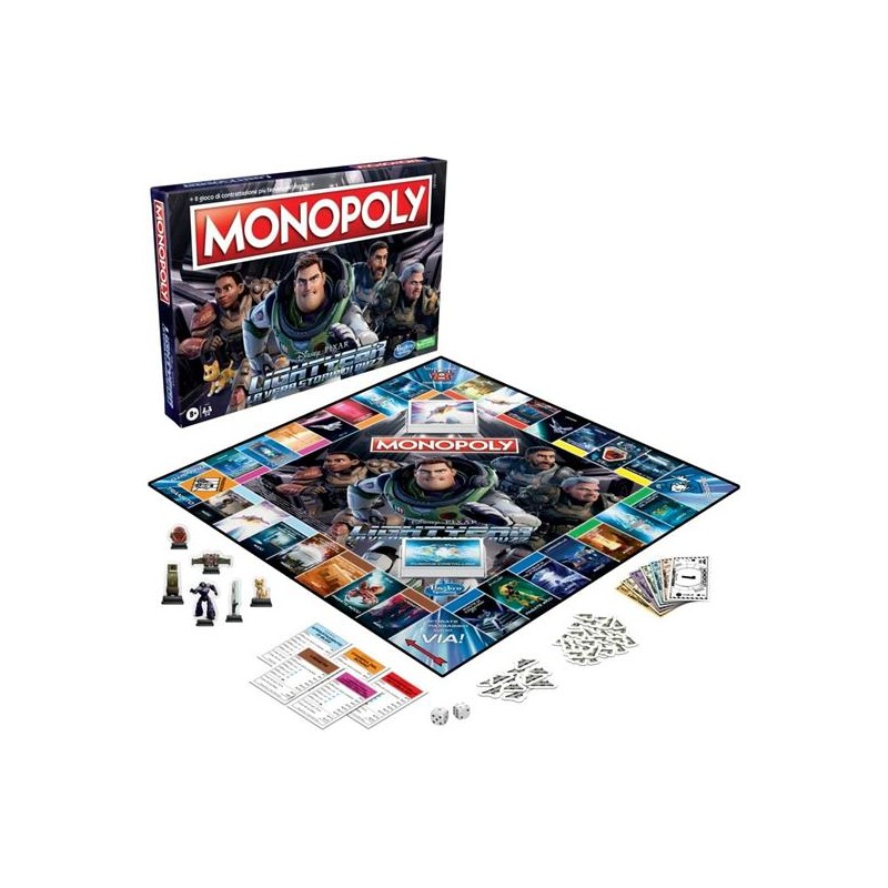 MONOPOLY LA VERA STORIA DI BUZZ LIGHTYEAR DISNEY PIXAR IN ITALIANO