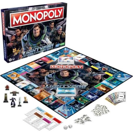 MONOPOLY LA VERA STORIA DI BUZZ LIGHTYEAR DISNEY PIXAR IN ITALIANO