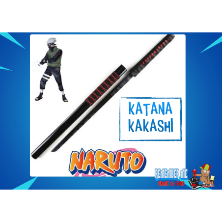 KATANA NERA DI KAKASHI DI NARUTO IN SCALA 1:1