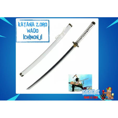 KATANA WADO ICHIMONJI DI ZORO DI ONE PIECE IN SCALA 1:1