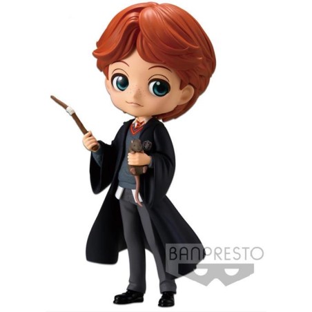 RON WEASLEY CON CROSTA HARRY POTTER Q-POSKET WIZARDING WORLD BANPRESTO