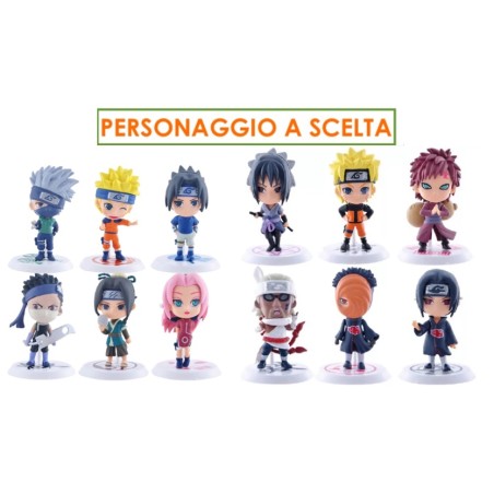 PERSONAGGIO A SCELTA DI NARUTO SHIPPUDEN - MINI FIGURE DA 7 CM