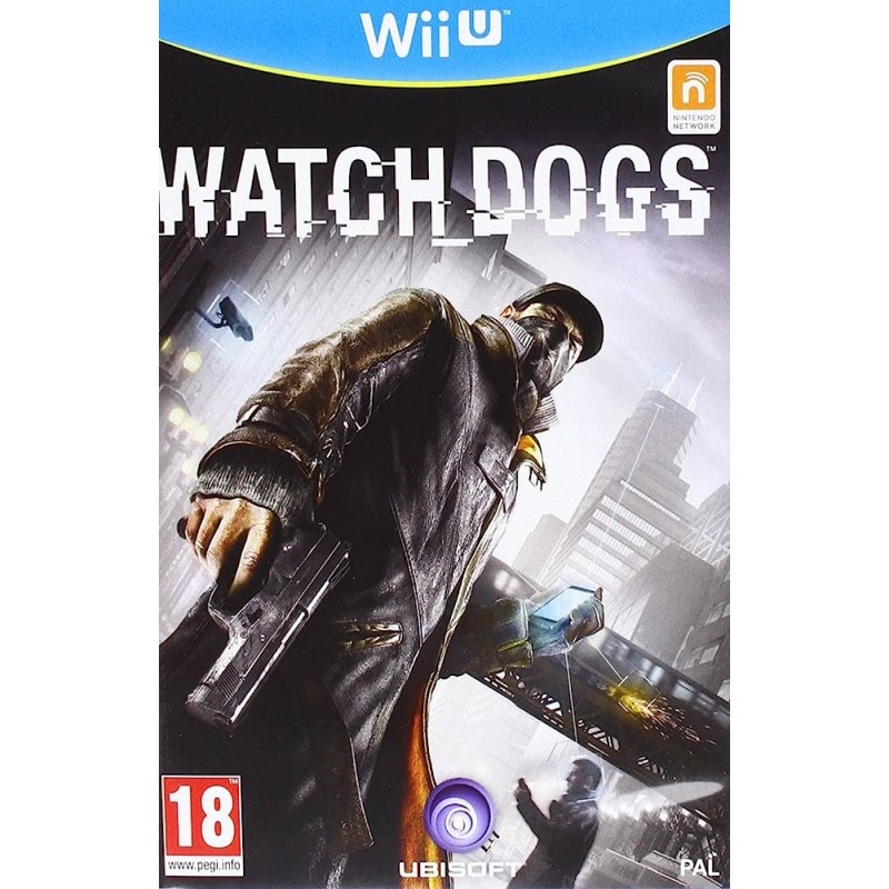 WATCH DOGS PER NINTENDO WII U USATO COPERTINA STAMPATA