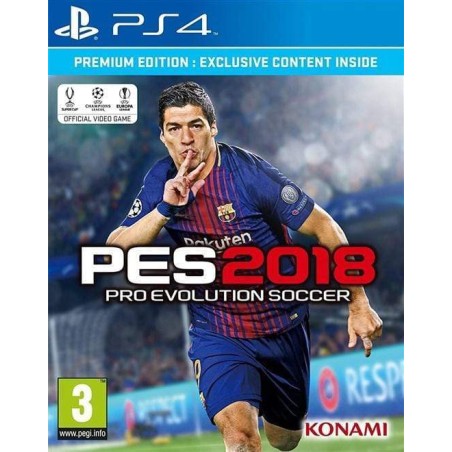 PES 2018 PRO EVOLUTION SOCCER 18 PER PS4 USATO