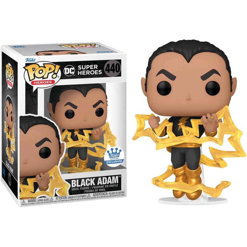 BLACK ADAM DC SUPER HEROES FUNKO POP 440 EXCLUSIVE