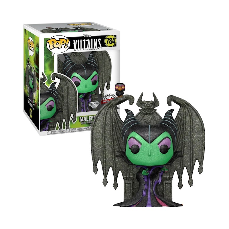 MALEFICA DISNEY VILLAINS MALEFICENT ON THRONE FUNKO POP 784 SPECIAL EDITION + DIAMOND COLLECTION