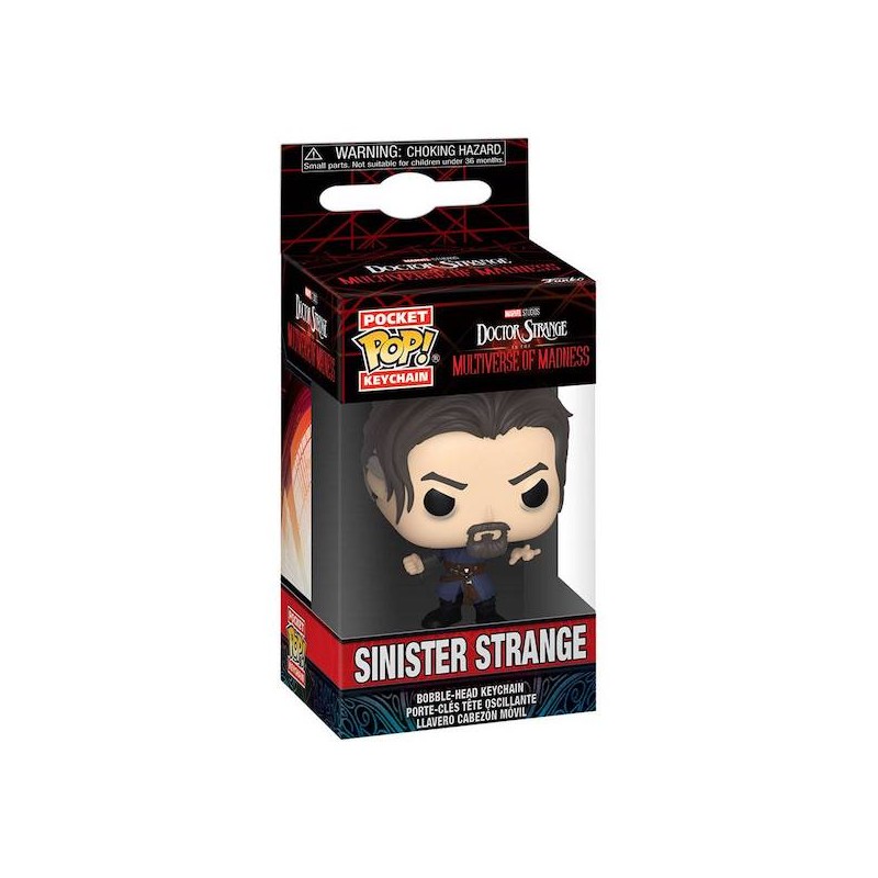 SINISTER STRANGE DI DOCTOR STRANGE MINI FUNKO POP POCKEY PORTACHIAVE POCKET