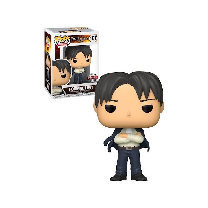 FORMAL LEVI DI ATTACK ON TITAN FUNKO POP 1171 SPECIAL EDITION