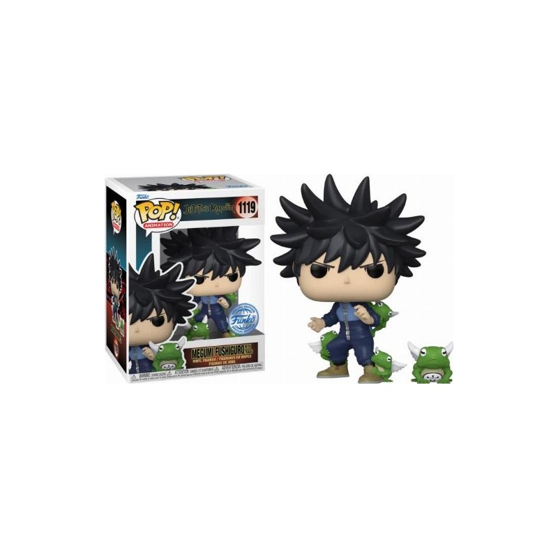 MEGUMI FUSHIGURO WITH TOADS DI JUJUTSU KAISEN FUNKO POP 1119 SPECIAL EDITION