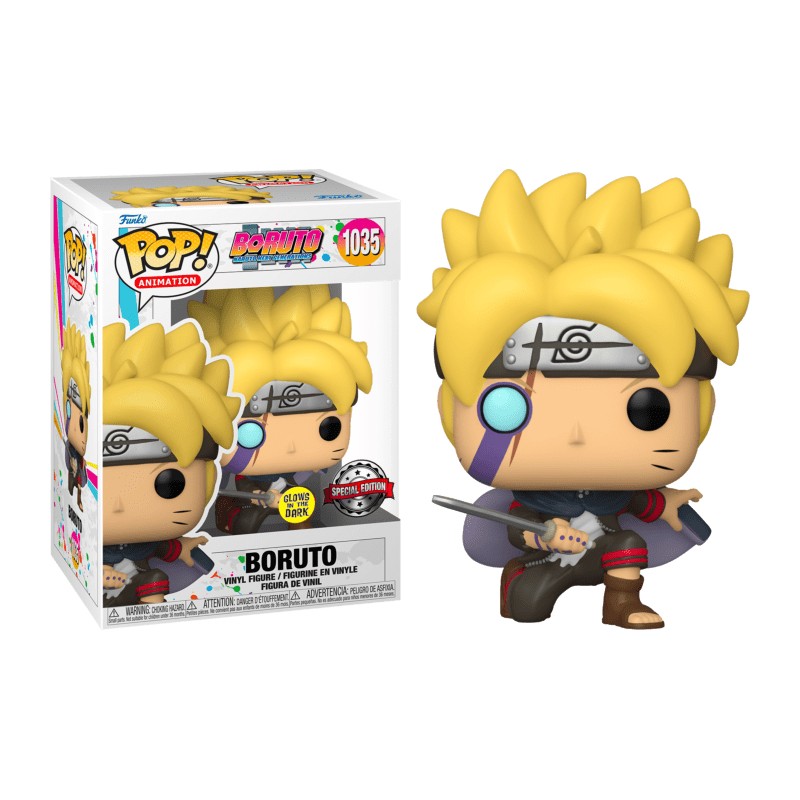 BORUTO DI NARUTO NEXT GENERATIONS FUNKO POP 1035 SPECIAL EDITION GLOWS IN THE DARK