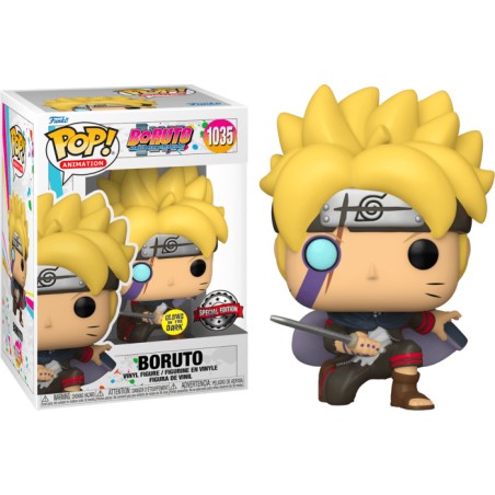 BORUTO DI NARUTO NEXT GENERATIONS FUNKO POP 1035 SPECIAL EDITION GLOWS IN THE DARK