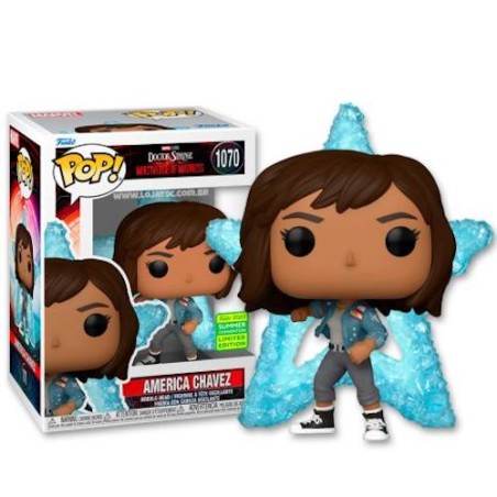 AMERICA CHAVEZ DI DOCTOR STRANGE FUNKO POP 1070 SUMMER CONVENTION 2022 LIMITED EDITION