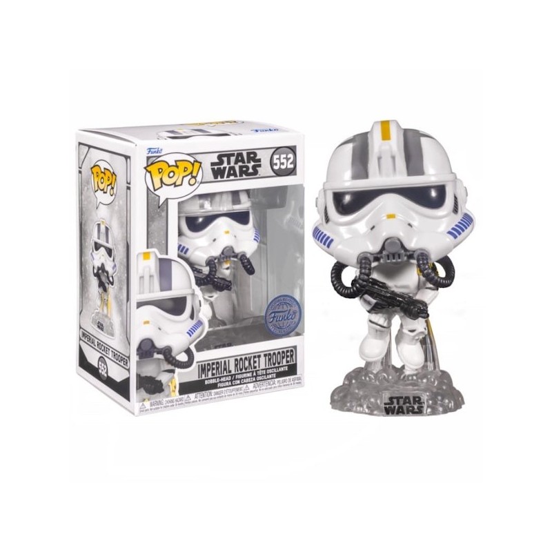 IMPERIAL ROCKET TROOPER DI STAR WARS FUNKO POP 552 SPECIAL EDITION