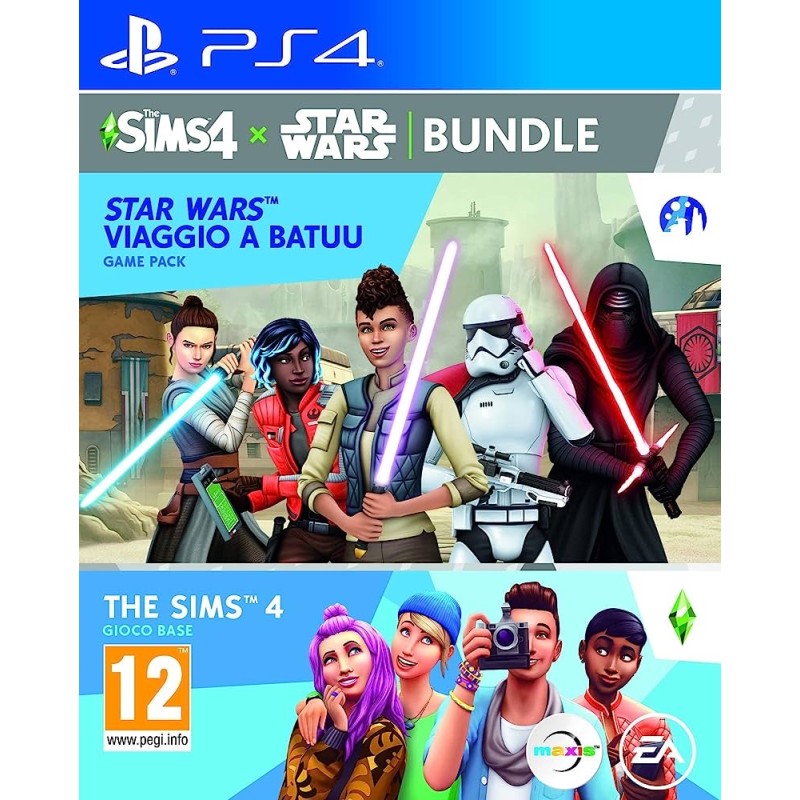 THE SIMS 4 X STAR WARS BUNDLE PER PS4 USATO