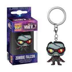 ZOMBIE FACON WHAIT IF FUNKO POP POCKET KEYCHAIN MARVEL