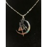 COLLANA LOGO DI SAILOR MOON CON LUNA IN SCATOLA