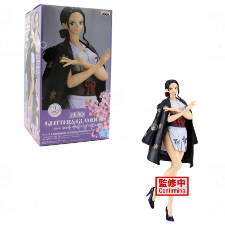 NICO ROBIN WANOKUNI STYLE GLITTER&GLAMOURS DI ONE PIECE BANPRESTO VERSIONE A