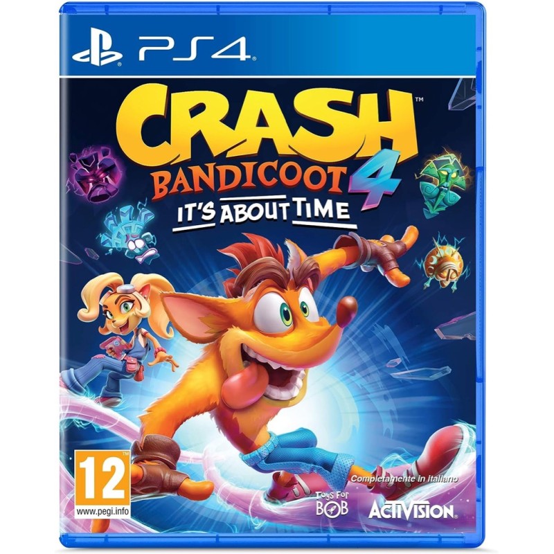 CRASH BANDICOOT 4 IT'S ABOUT TIME PER PS4 NUOVO