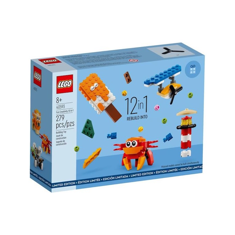 LEGO 40593 CREATOR FUN CREATIVITY - 12 in 1