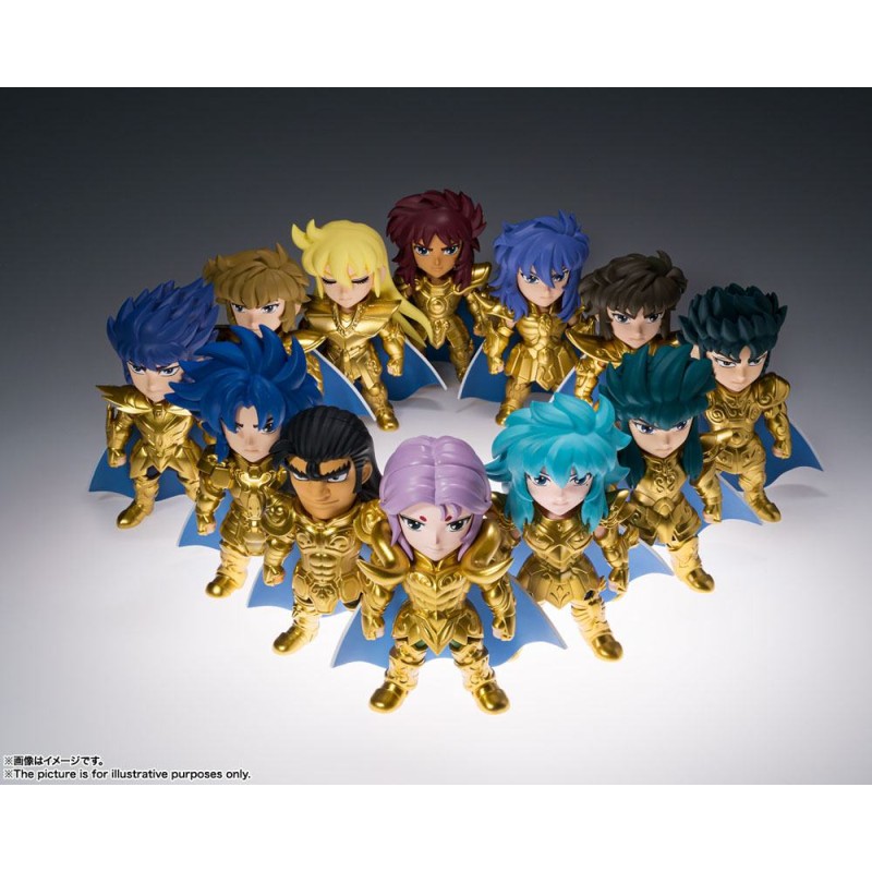 SAINT SEIYA ARTLIZED TAMASHII NATIONS BOX MINI FIGURES 8 CM THE SUPREME GOLD SAINTS - 1 PZ. A SCELTA