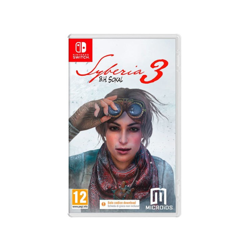 SYBERIA 3 PER NINTENDO SWITCH NUOVO - SOLO CODICE DOWNLOAD