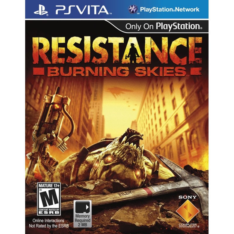 RESISTANCE BURNING SKIES PER PSVITA USATO